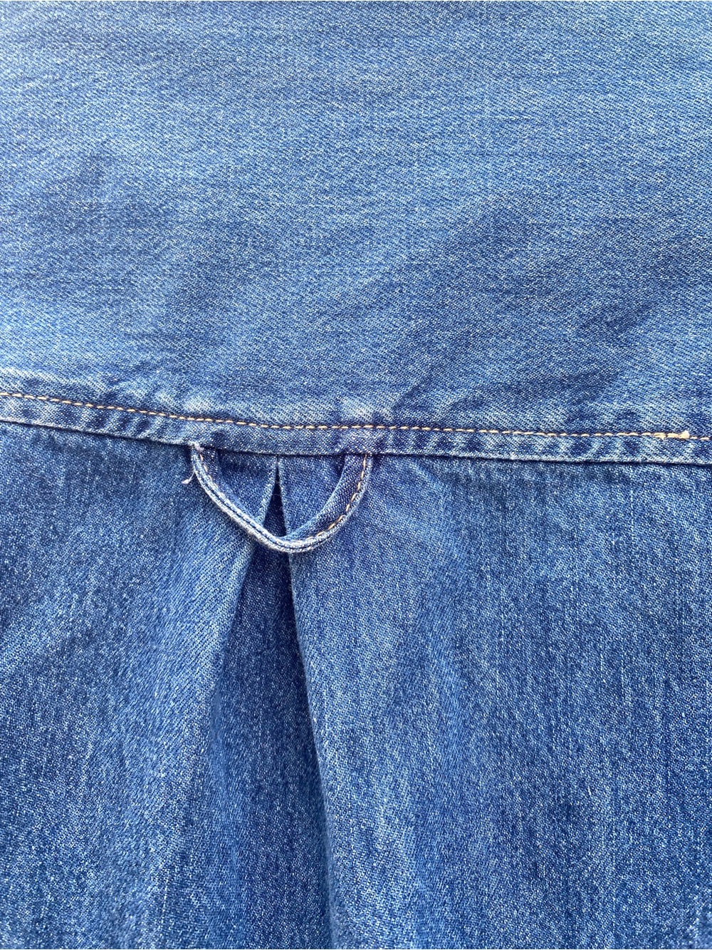 Oversized Boyfriend Button-Down Jean Shirt Old Navy NEW L - Picture 9 of 10